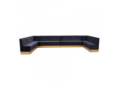 Chesterfield Hotel Disco Caffee Bar Kaffee Lounge Sofa Möbel Preis für 1lfm.