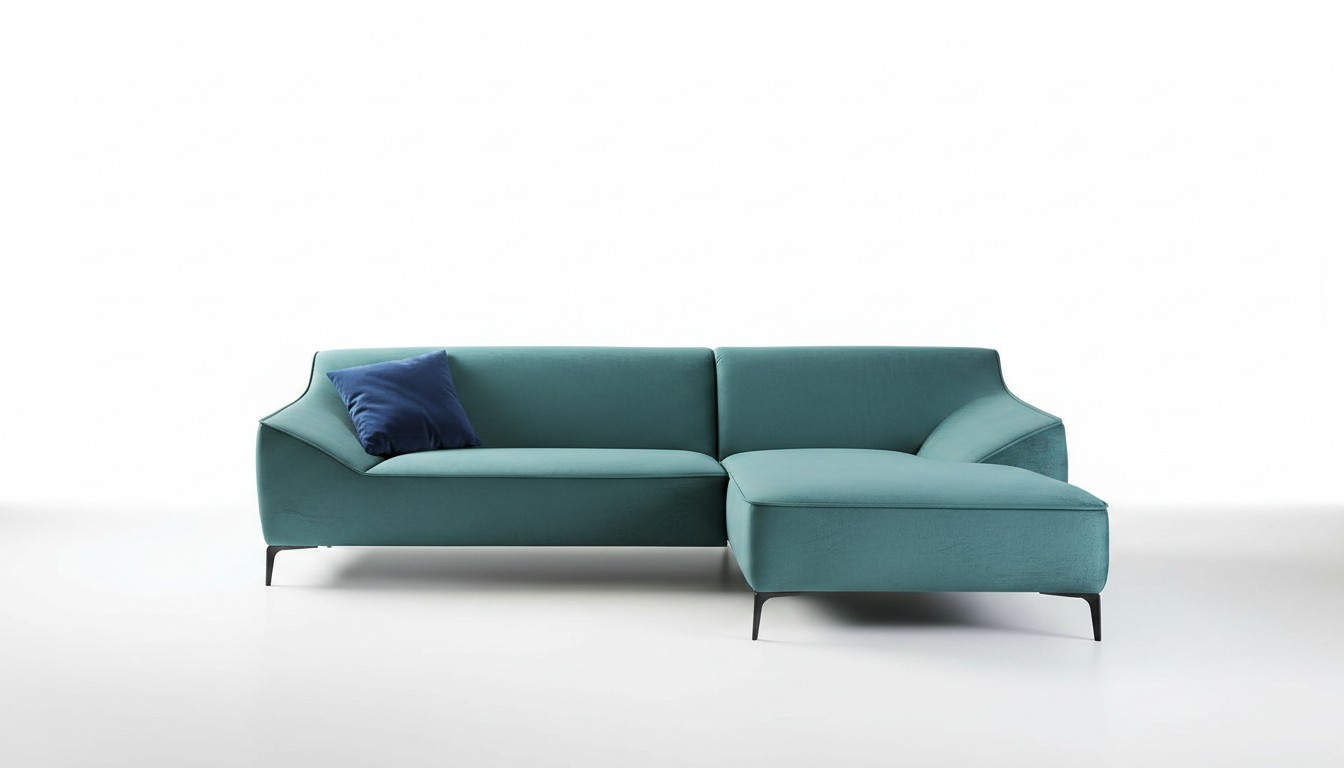 Ecksofa L-Form Wohnlandschaft Sofa Couch Polster Ecke Garnitur Stoff Sofas Neu